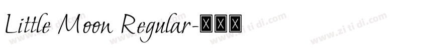 Little Moon Regular字体转换
